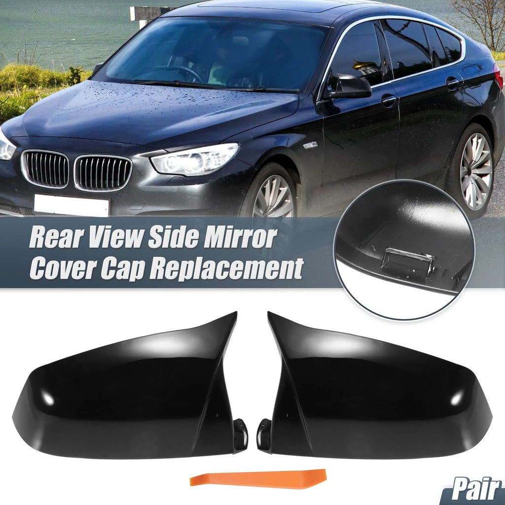 Rearview Mirror Cover Cap Gloss Black for BMW 525i 528i 530i (2011–2017)