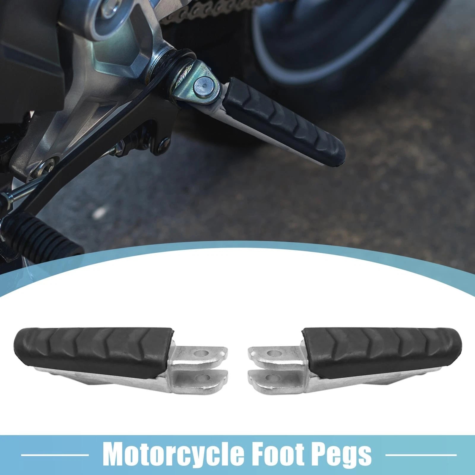 Footrest Footpeg Pair 8mm Aluminum for BMW Motorcycle (2005–2020)