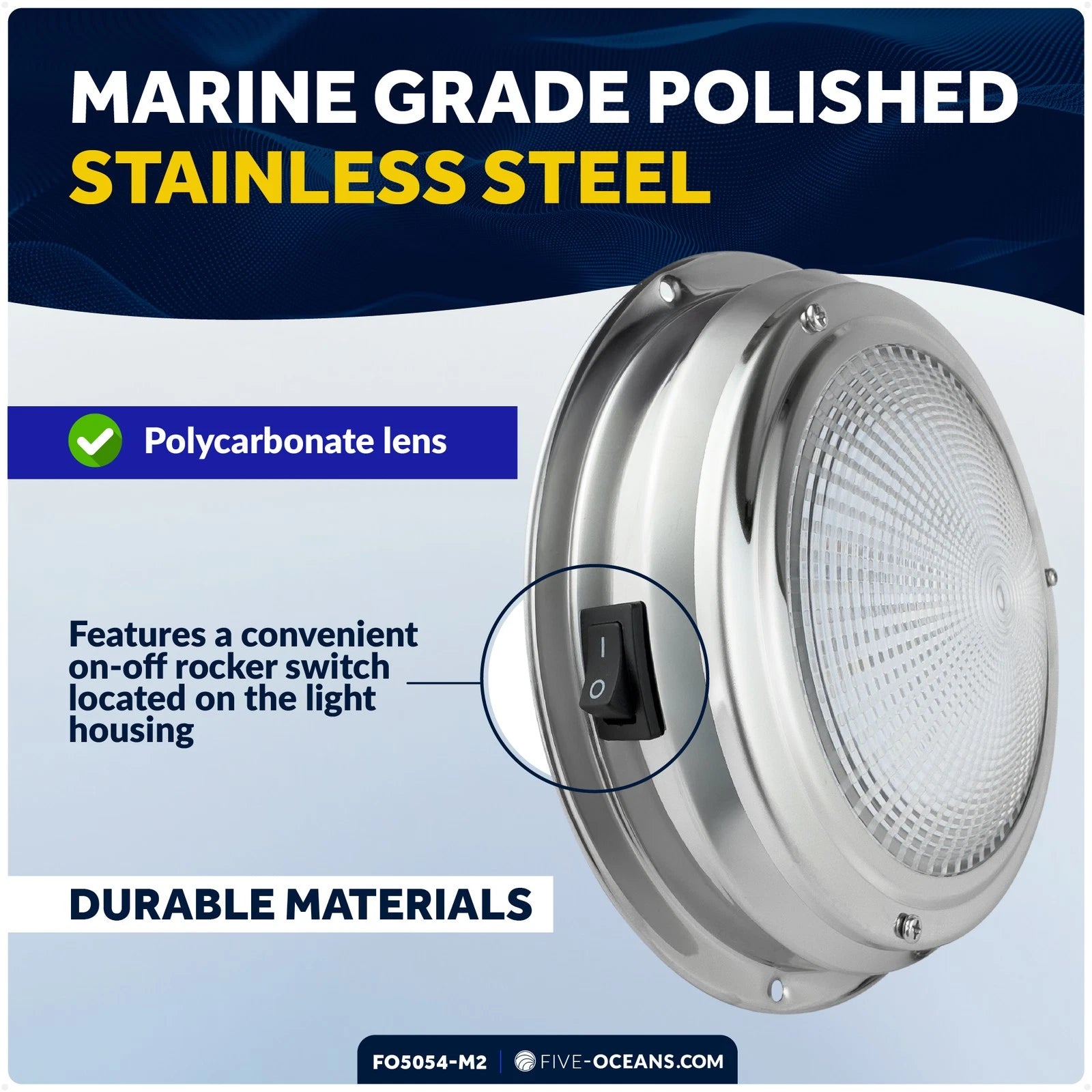 6" RGBW LED Dome Ceiling Light for FO5054 (Fits )