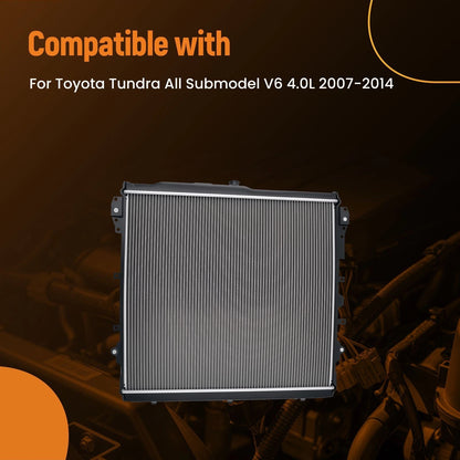 Aluminum Radiator Assembly for Toyota Tundra V6 4.0L (2007–2014)