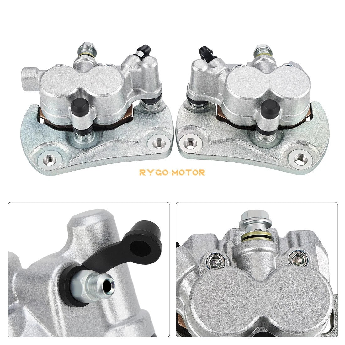 Front Brake Calipers & Pads for Can-Am Commander 1000/1000R Max 4x4 (2011–2018)
