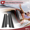 Door Pillar Window Trim Left Right Front Rear Kit for Mitsubishi Lancer (2002–2007)