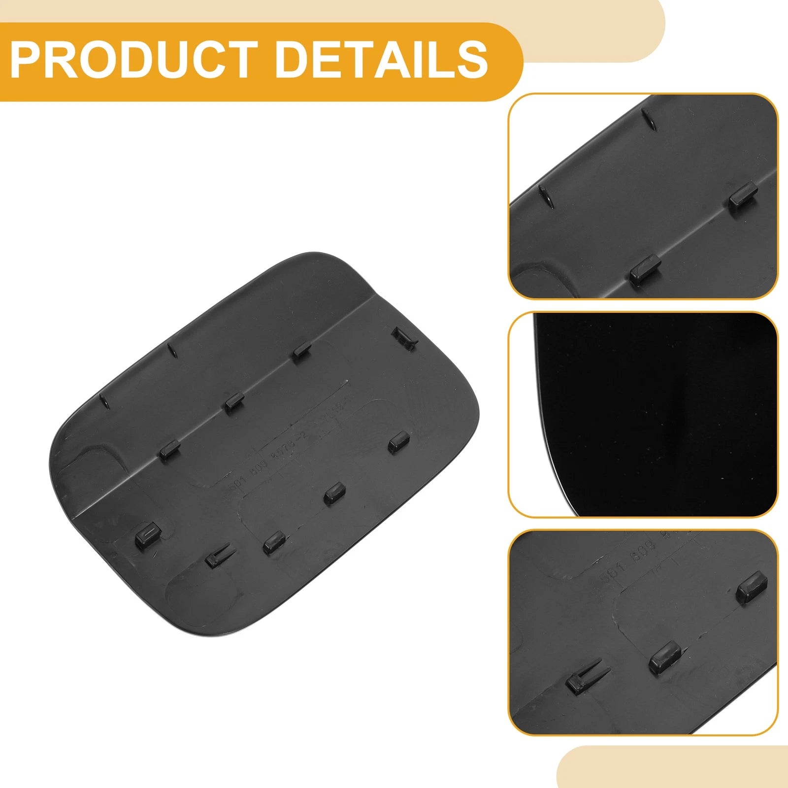 Fuel Tank Door Cap for Volkswagen Passat (2012–2018) Black Replacement