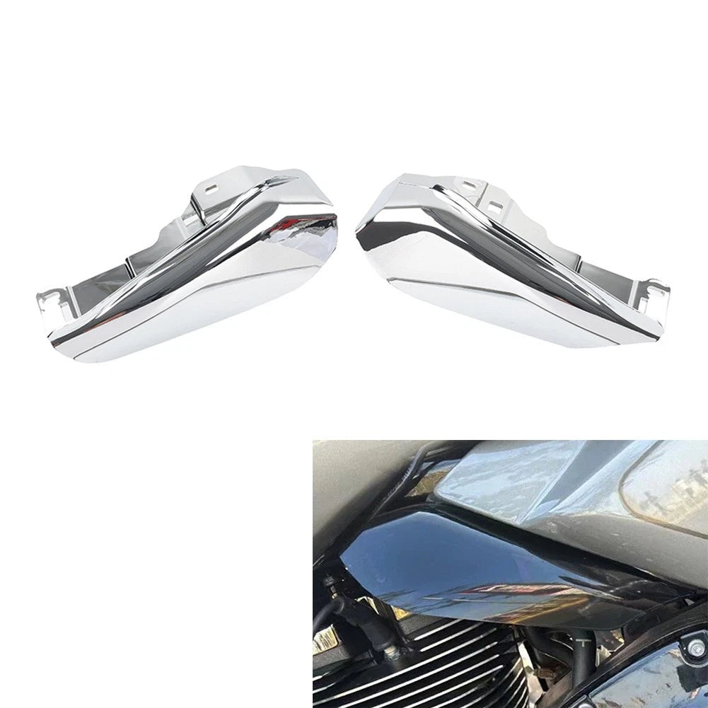 Chrome Mid-Frame Air Deflector Heat Shield for Harley CVO Road Glide (2023–2023)