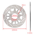 Rear Brake Disc Rotor 220mm for Yamaha Crypton T105 T110 Sexy 110