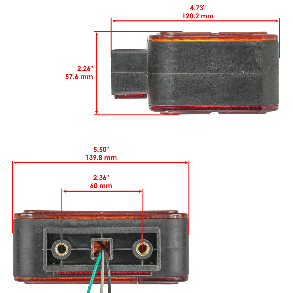 Right Taillight Assembly Replacement for John Deere 4105 4200 4300 (2015–2017)