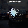 Reflective Bumper Decal for