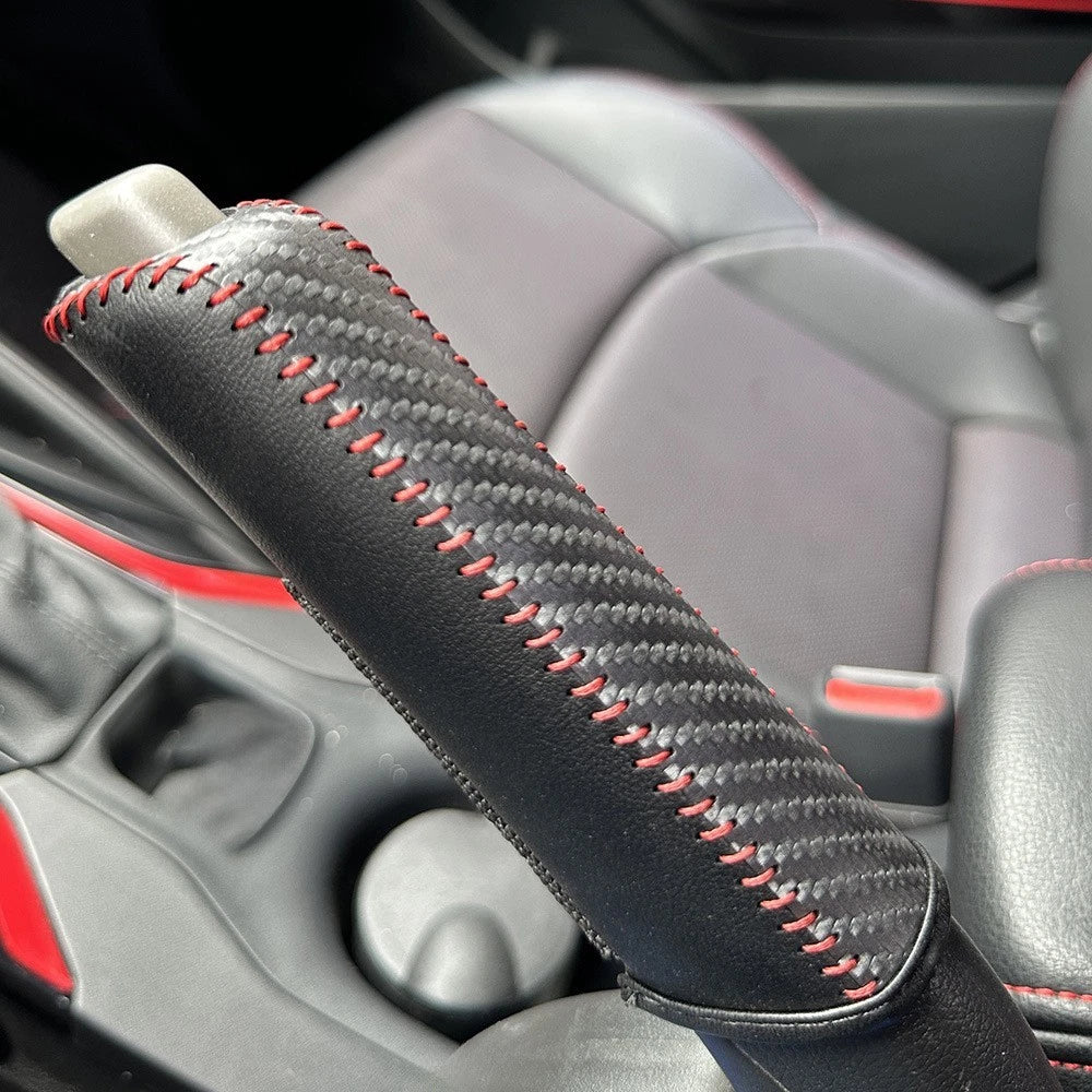 Microfiber Handbrake Cover for Vehicle Interior Style (2010–2023)