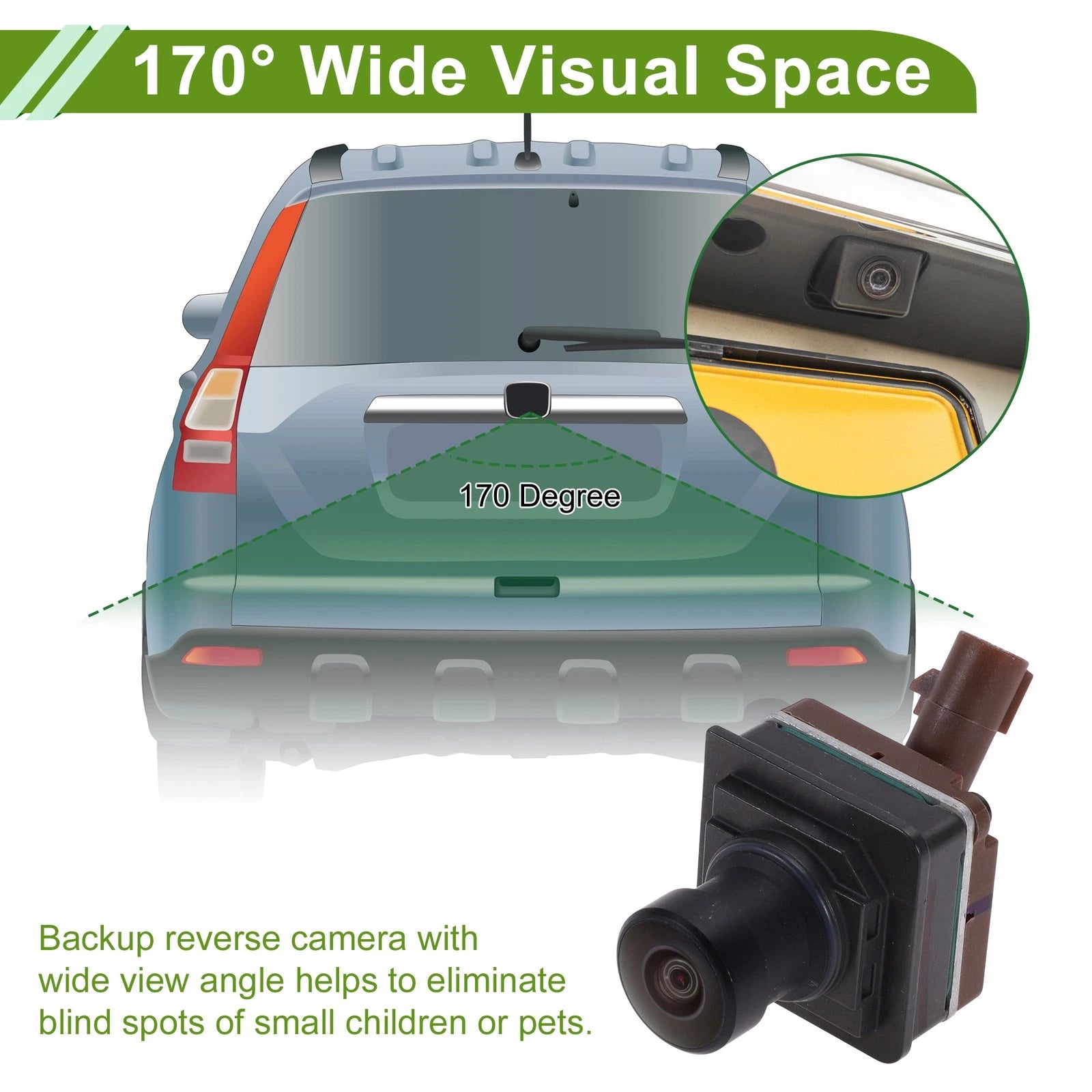 Rear View Backup Camera for Ford F-150 (2021–2025) OEM Replacement