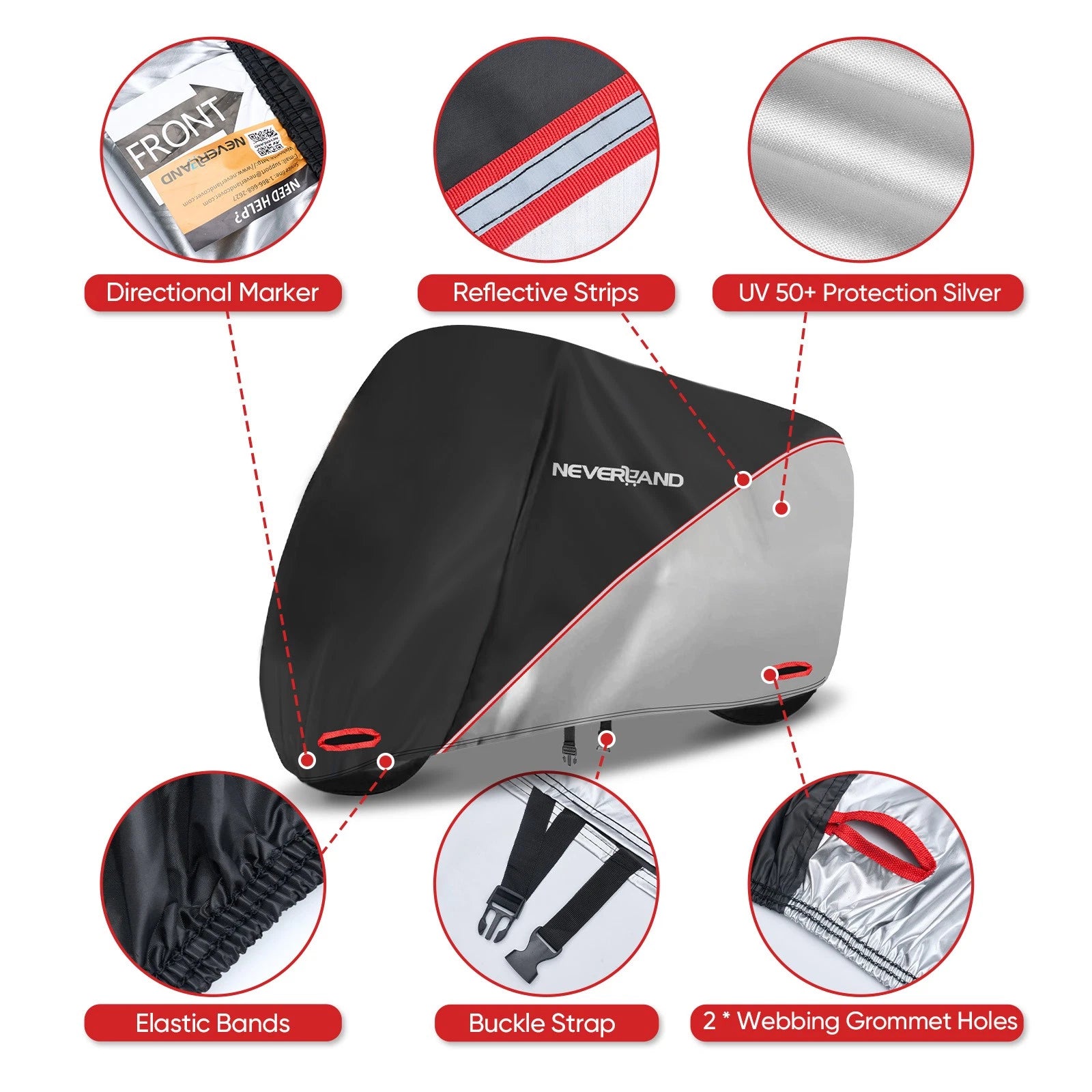 Motorcycle Cover for Harley-Davidson Street Glide/Road King (2014–2023)