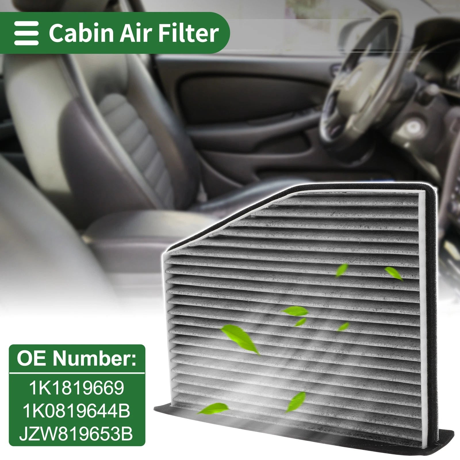 Cabin Air Filter Replacement for Audi A3 1.2 TSI (2010–2012) (8P1)