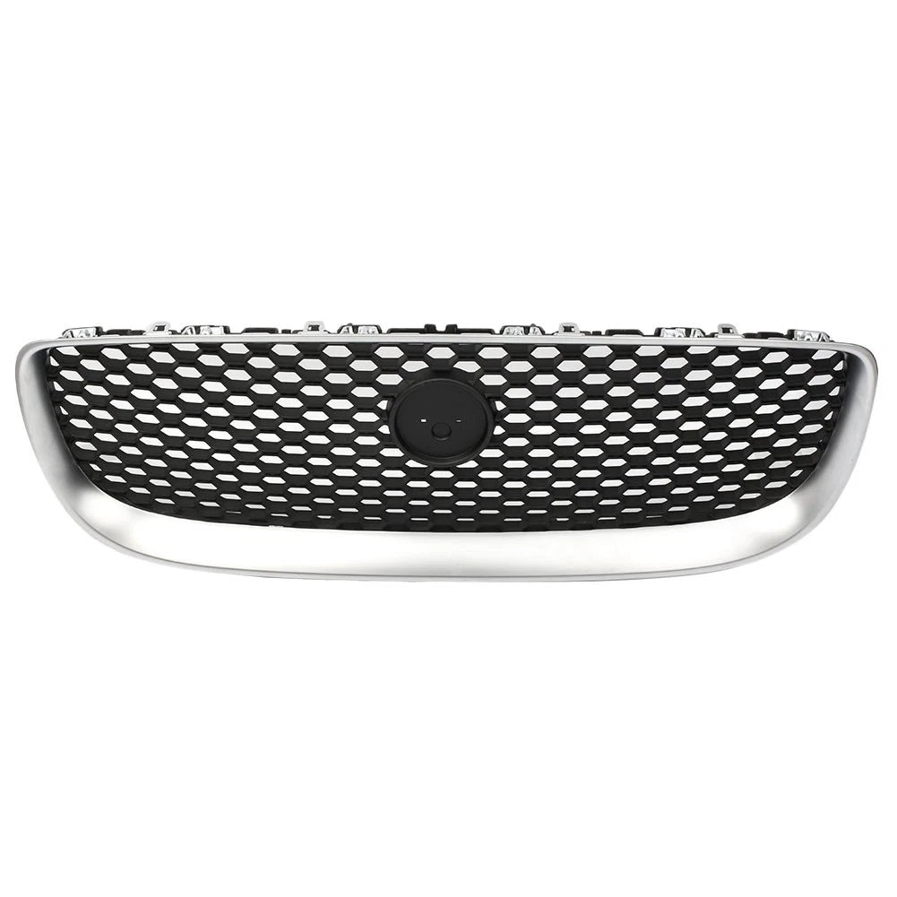 1 Piece Front Bumper Grille for Jaguar XE (2015–2018) Black Chrome