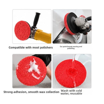 Paint Correction Disc Microfiber Polishing Pad Ultra-soft Fiber Washable Design