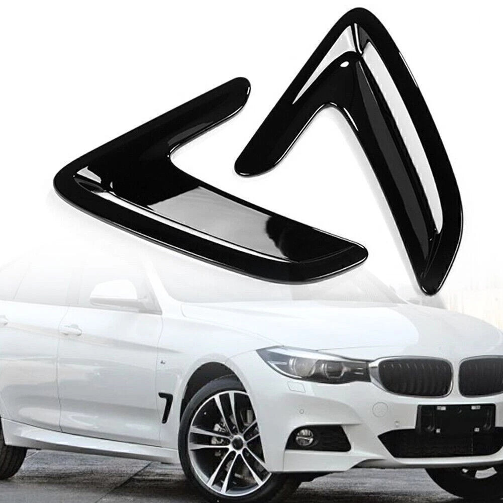 Fender Air Wing Vent Trim for BMW 3 Series GT (2013–2017) Black