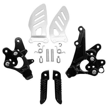 Front Rider Driver Foot Pegs Footrests Bracket for Suzuki GSXR1000 (2009–2016)