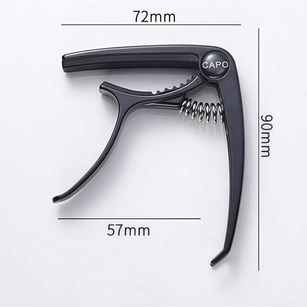 Zinc Alloy Acoustic Guitar Capo with String Puller - 7 Color Options