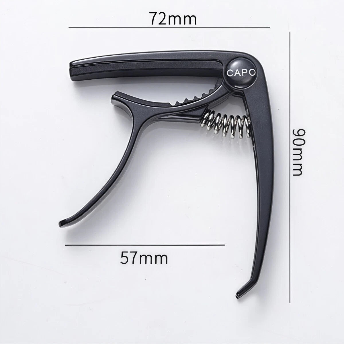 Zinc Alloy Acoustic Guitar Capo with String Puller - 7 Color Options
