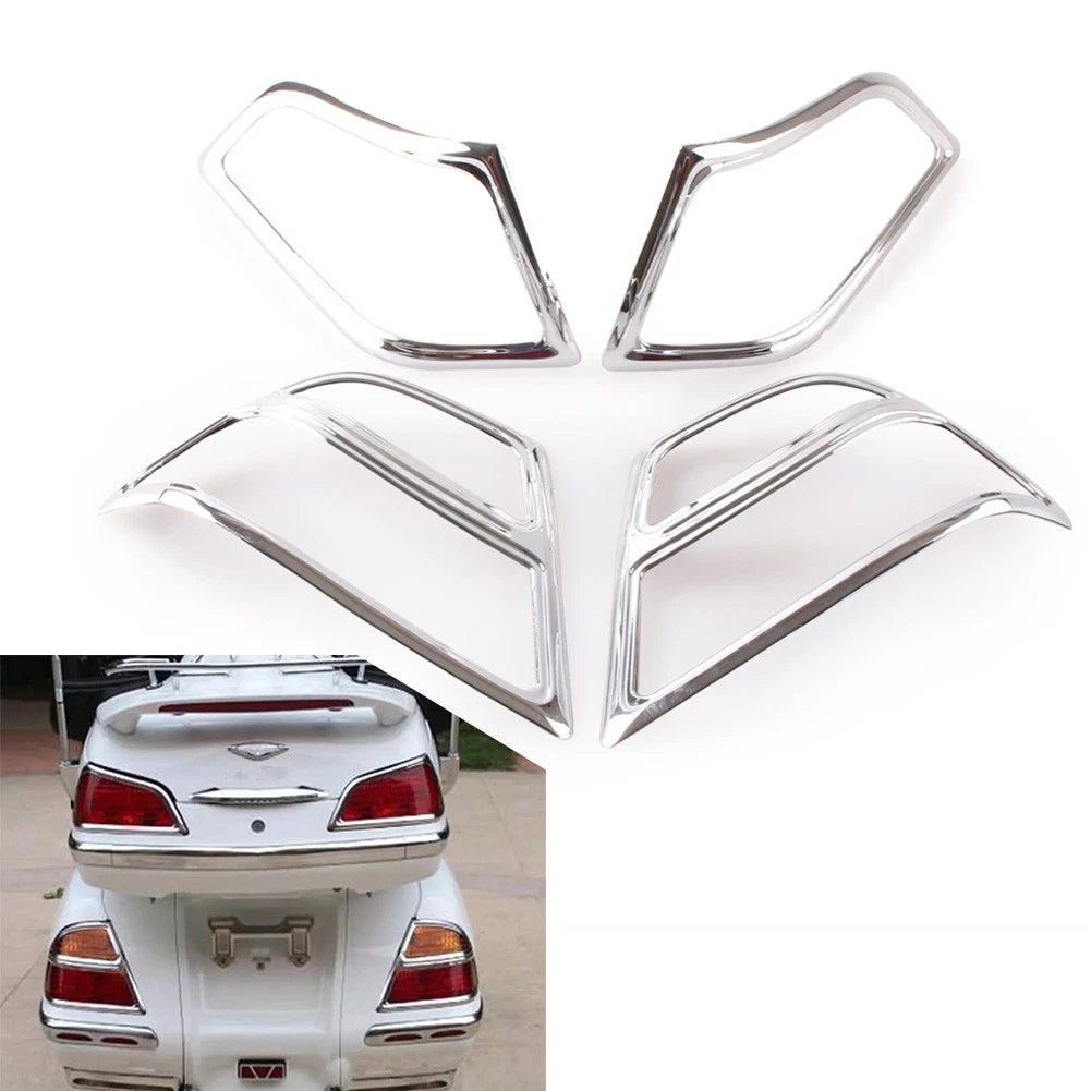 Chrome Fairing Saddlebag Light Accents for Honda GL1800 (2001–2005)