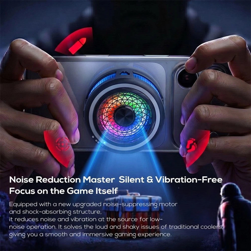 AI-Powered Magnetic Phone Cooler with RGB Light for Universal Use (2023)