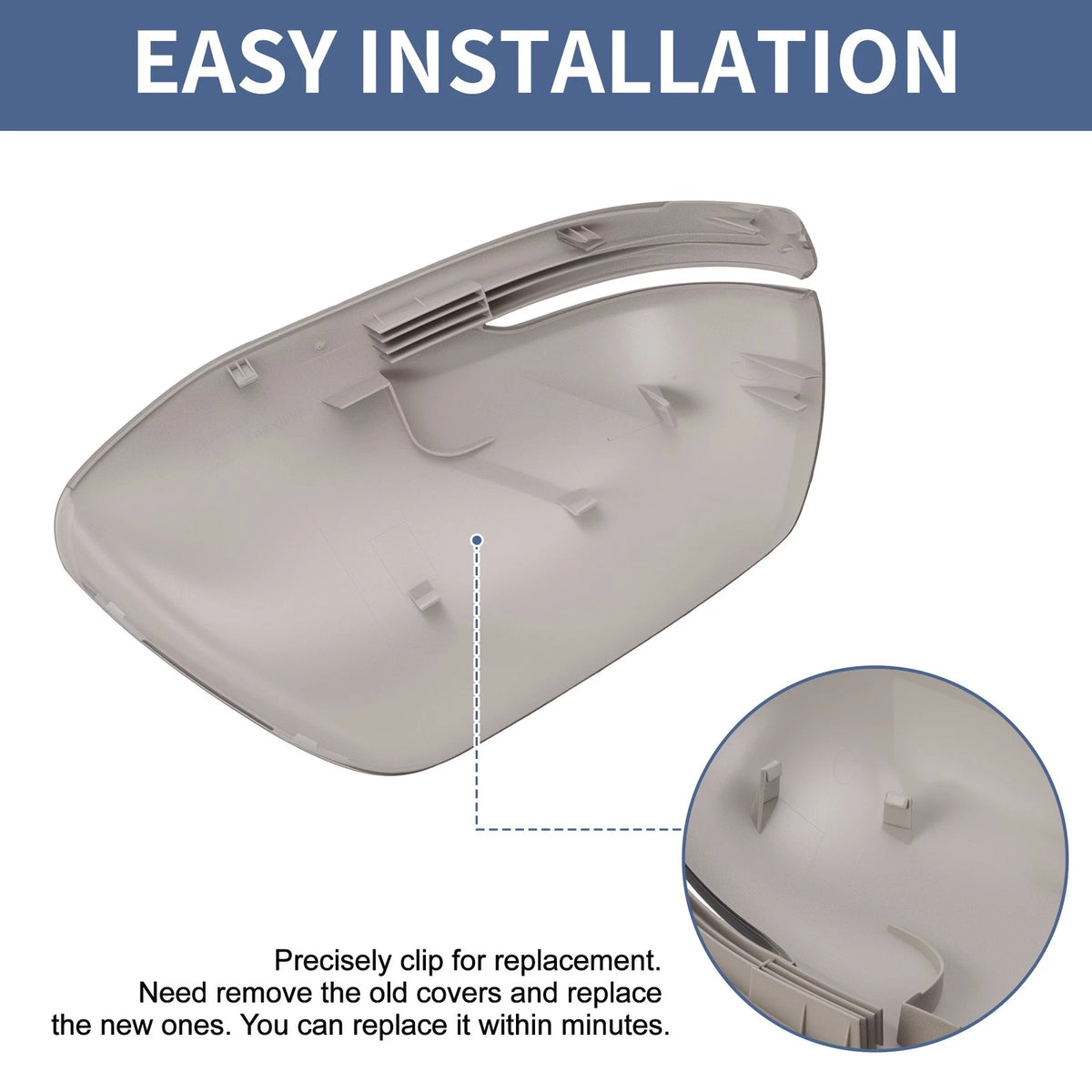 Right Driver Side Rearview Mirror Cover Cap for Honda CR-V (2012–2016)