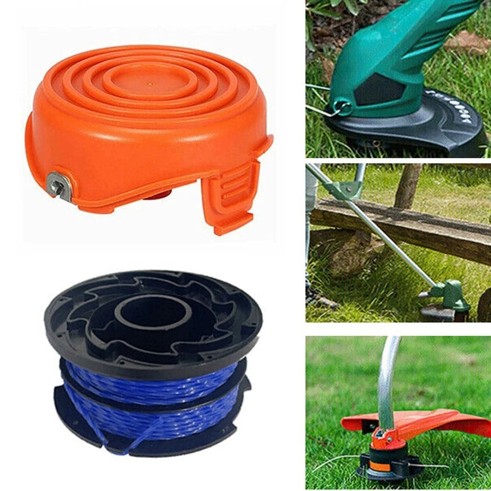 Spool Cover and Line for Spool Line Trimmer (Compatible Models)
