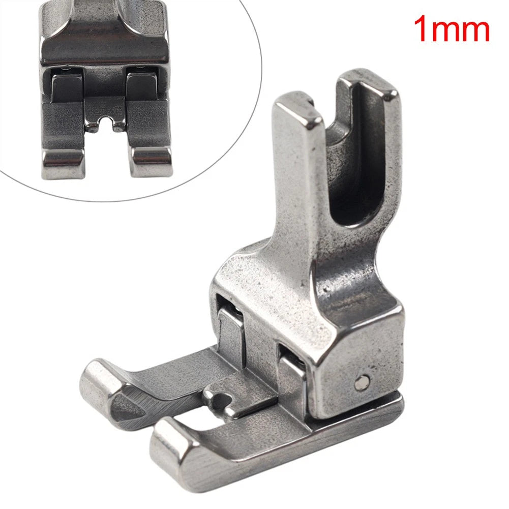 Double Compensating Top-Stitching Presser Foot for Industrial Sewing Machines
