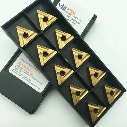 10pcs TNMG160408LS Carbide Turning Inserts for Various Machining Needs