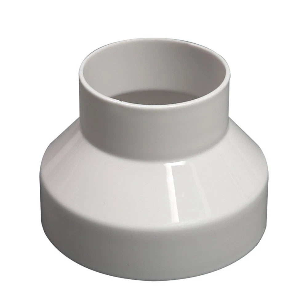 Round Exhaust Hose Adapter 150100MM with 2 Stainless Steel Pipe Clamps