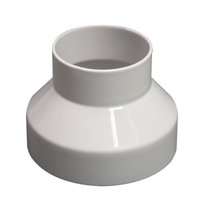 Round Exhaust Hose Adapter 150100MM with 2 Stainless Steel Pipe Clamps