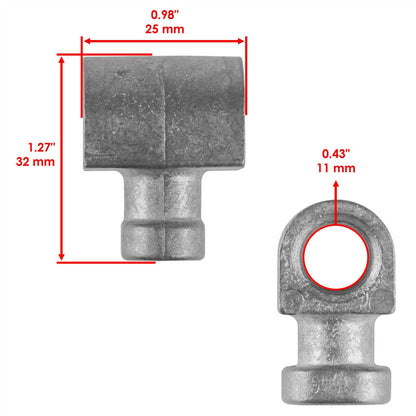 Deck Lift Trunnion Replacement for John Deere L120 L130 LA100 (2010–2018)