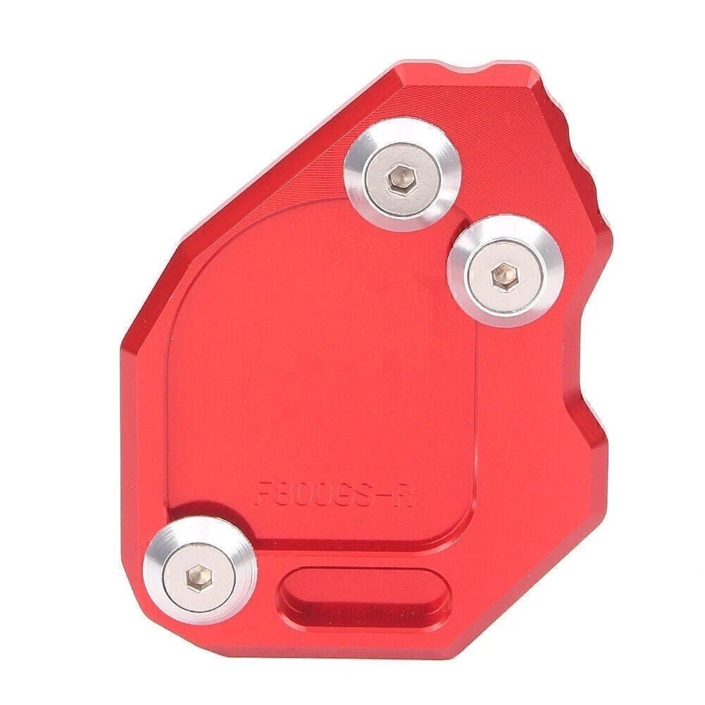 Kickstand Side Stand Pad Plate for BMW F800GS (2008–2015) Red