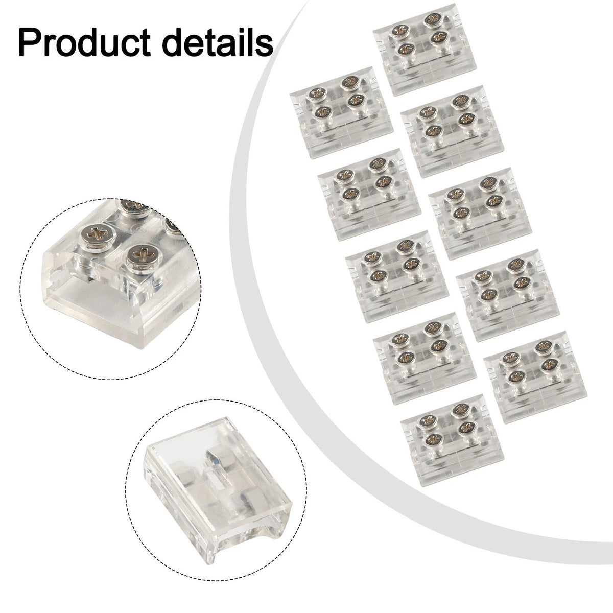 LED Connector Terminals for Compatible Strips