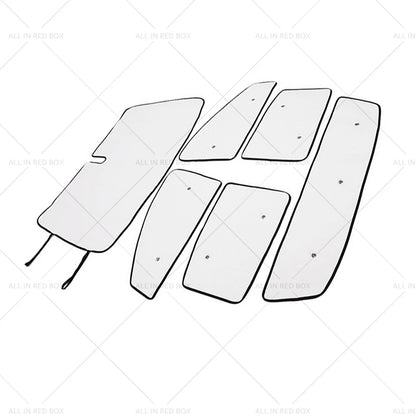 6x Car Sunshade Window Visor for Ford Ranger (2015–2024)