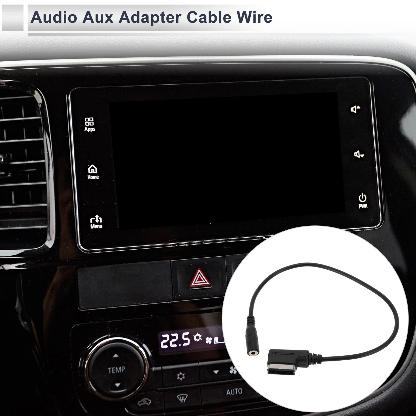 Audio Aux Adapter Cable Wire for Mercedes-Benz with MI Port (2008–2016)