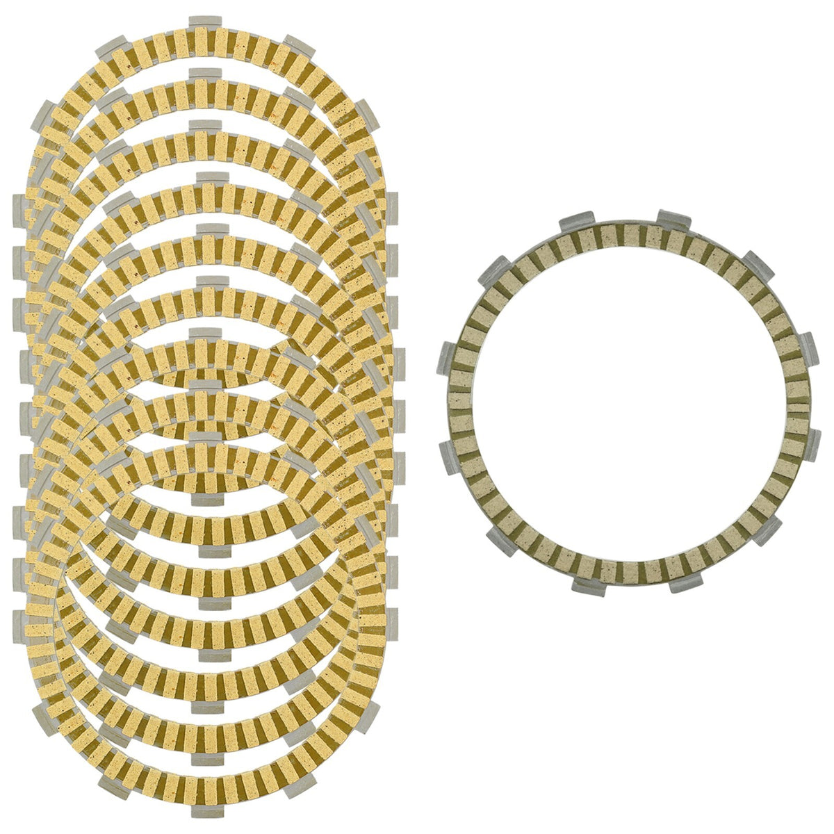 Clutch Friction Plates Kit Replacement for Honda Goldwing GL1500 (1988–1996)