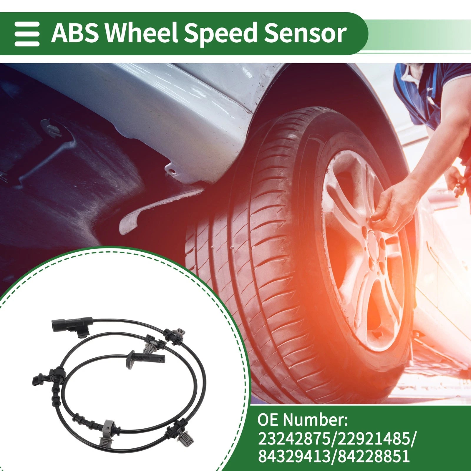 ABS Wheel Speed Sensor Replacement for Chevrolet Malibu Rear Right (2013–2016)