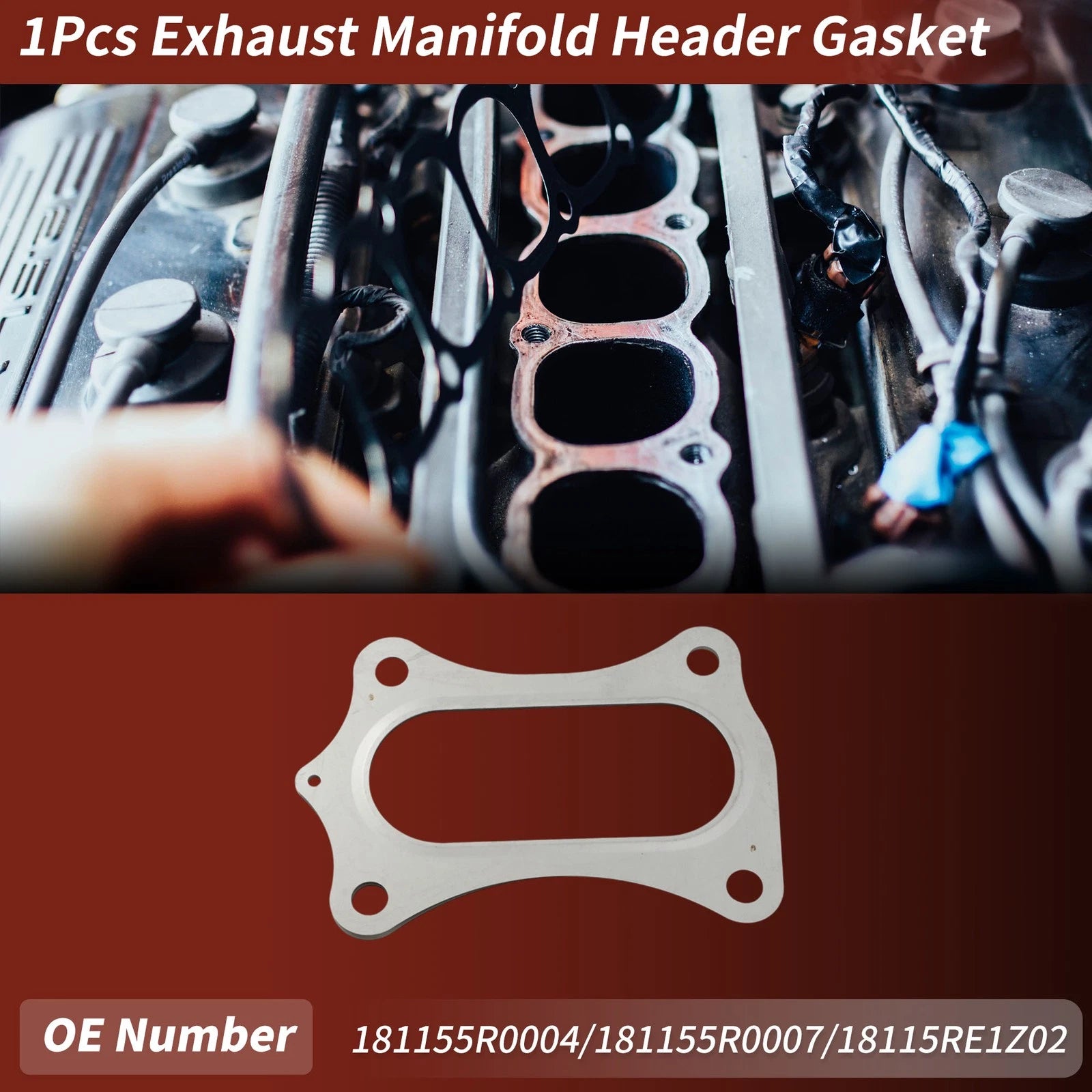Exhaust Manifold Header Gasket Replacement for Honda HR-V (2015–2024)
