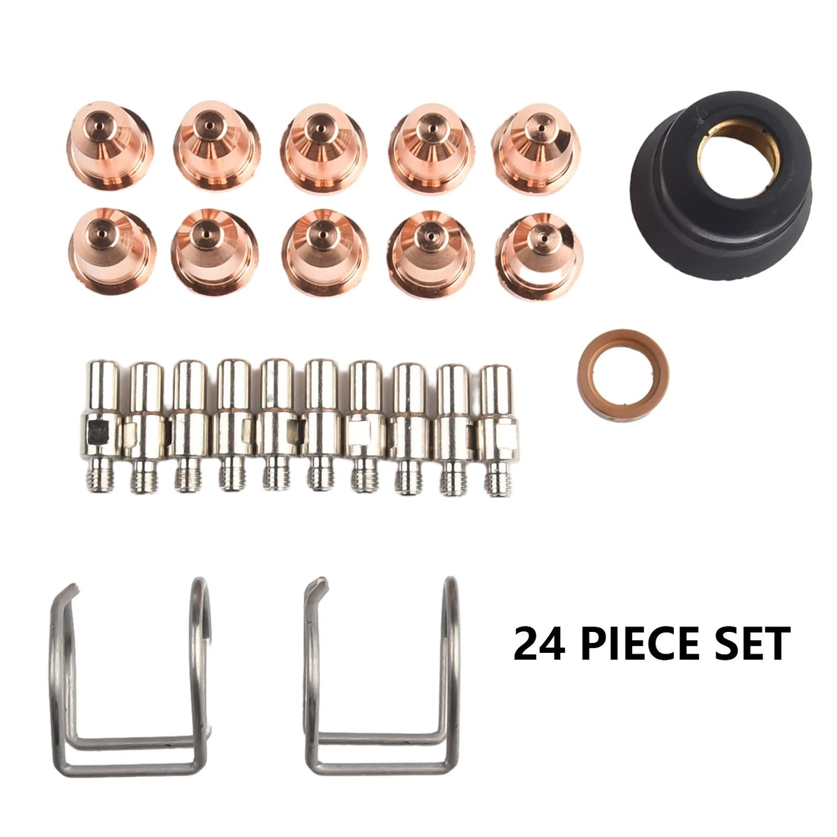 Plasma Torch Kit for Plasma Cutter (24 Pcs Accessories)