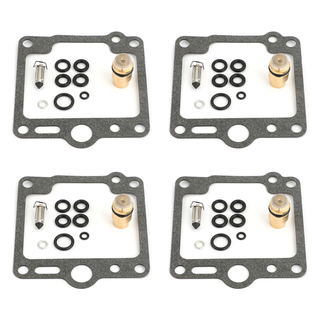 Set of 4 Carburetor Repair Kits for Yamaha XJ700, XJ750, FJ1100, FJ1200 (1985–1990)