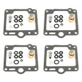 Set of 4 Carburetor Repair Kits for Yamaha XJ700, XJ750, FJ1100, FJ1200 (1985–1990)