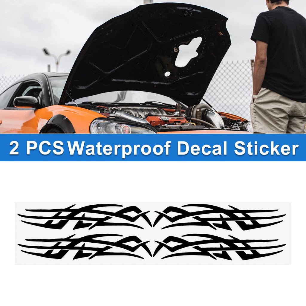 Bumper Sticker Decal for Car (Waterproof Vinyl, Black)