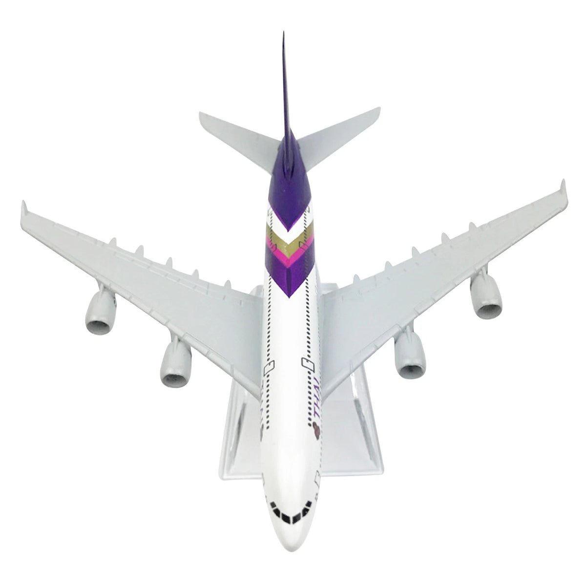 1/400 A380 Model Aircraft with Display Stand for Thai Airlines