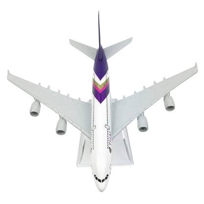 1/400 A380 Model Aircraft with Display Stand for Thai Airlines