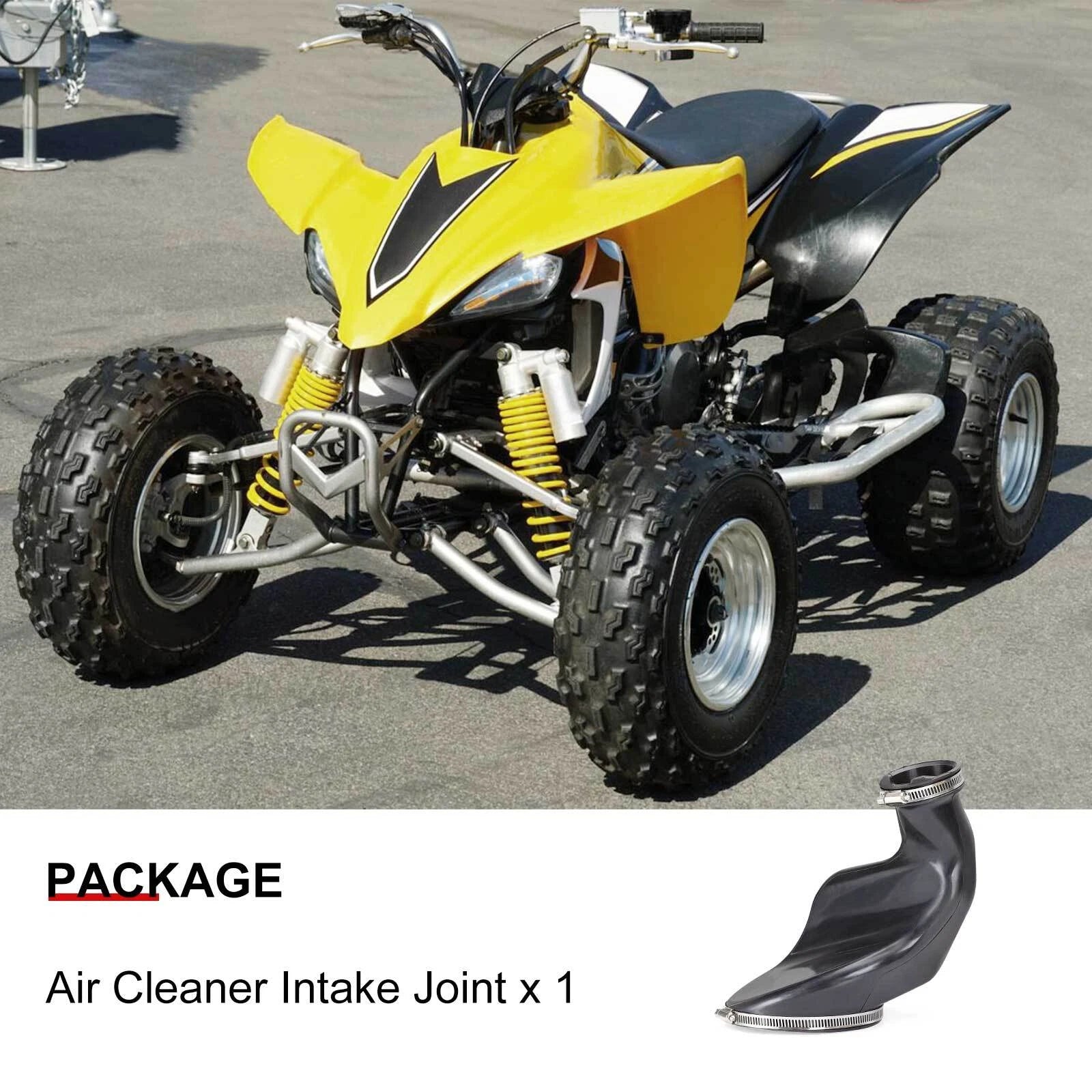 Set of 2 Air Box to Carburetor Rubber Intake Boots for Yamaha YFZ450 (2004–2009)