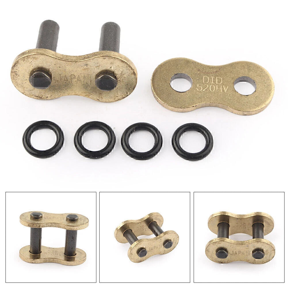 520 Rivet Chain Connecting Link O-ring for Kawasaki ZX6R (2003–2010)
