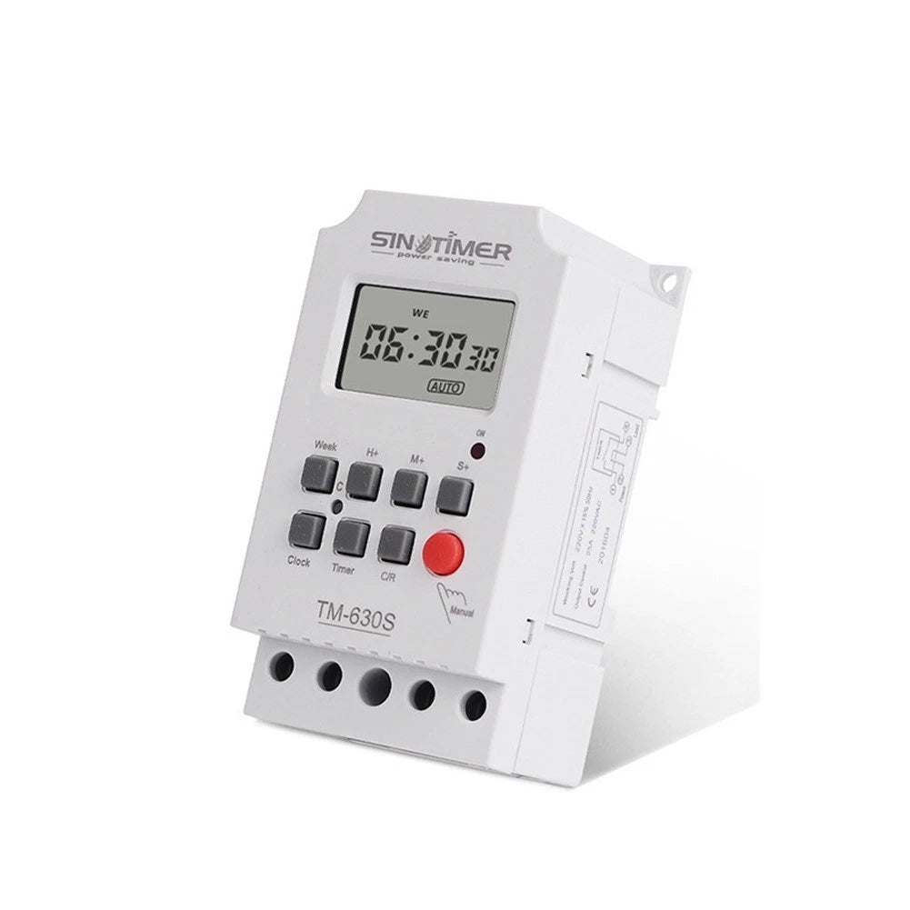 Digital Timer Switch for 12V DC/AC (1 Second to 168 Hours) - Set of 1