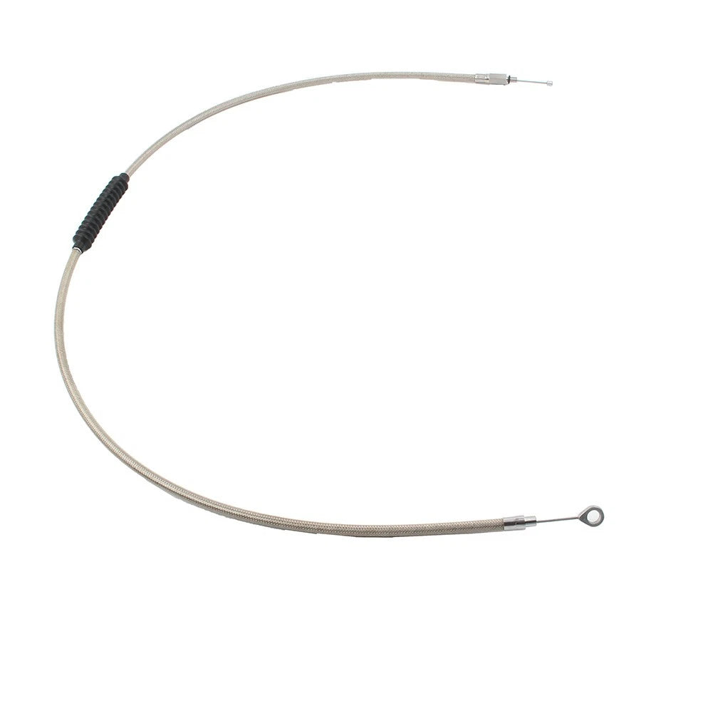 New Stainless Clutch Cable For Harley Dyna FXDWG Softail Fatboy FLSTF Road Glide