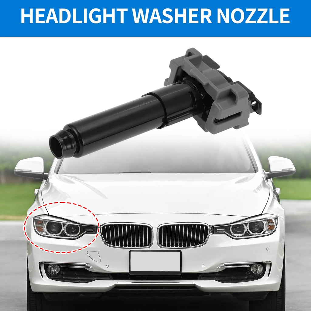 Front Passenger Side Headlight Washer Nozzle Replacement for Toyota Land Cruiser (2016-2019)