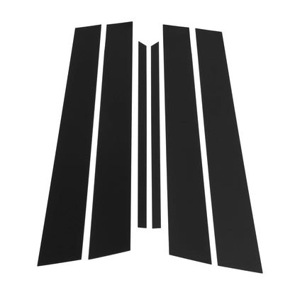 6 Pcs Door Pillar Window Trim for Nissan Altima (2002–2006) Black