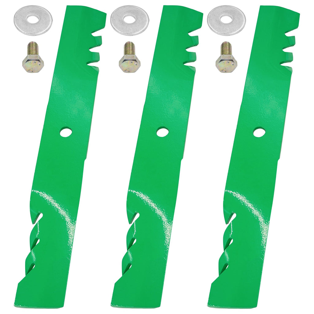 Deck Gator Blade with Bolt Replacement for Hustler (54 Inch) (2005–2018)